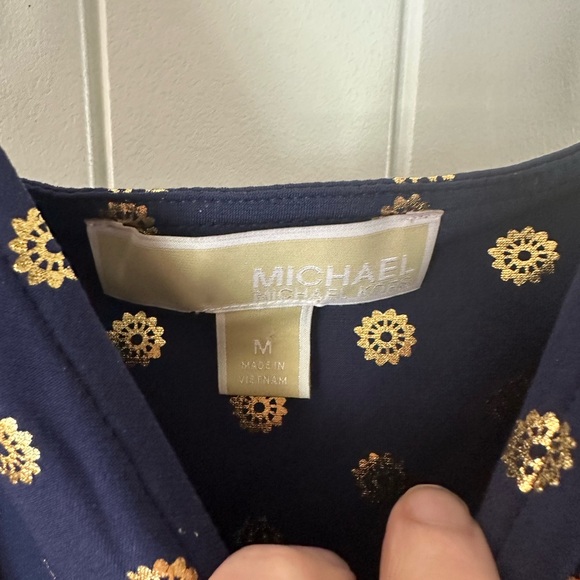 MICHAEL Michael Kors Medallion foil print maxi dress medium - Picture 6 of 9